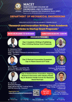 Research and Innovation Writing: From Academic Articles to Startup Grant Proposals 2025